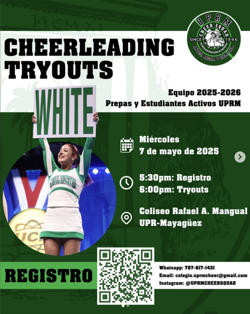UPRM Cheerleading Tryout